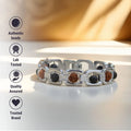 Silver Plated Essential Rudraksha Karungali Bracelet