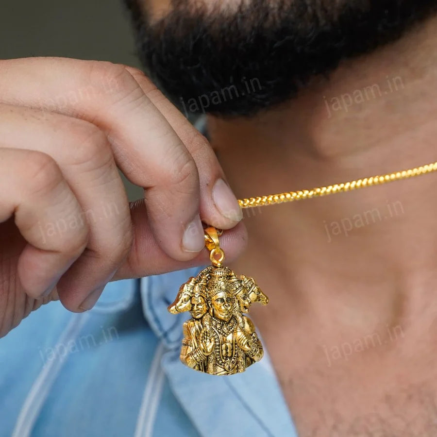 Gold Plated Karungali Trishool Kada